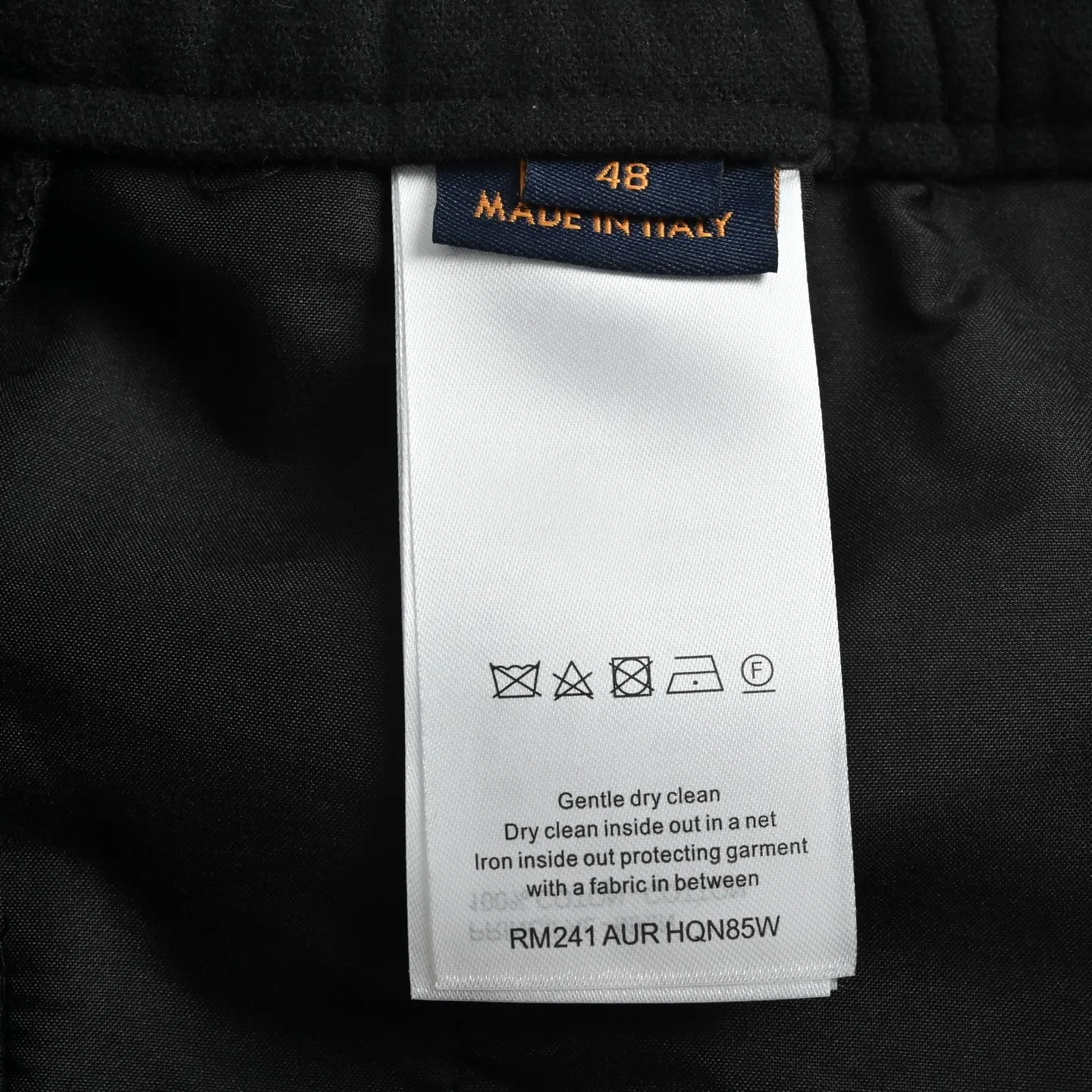 Louis Vuitton/Louis Vuitton 25Fw metal logo suit trousers